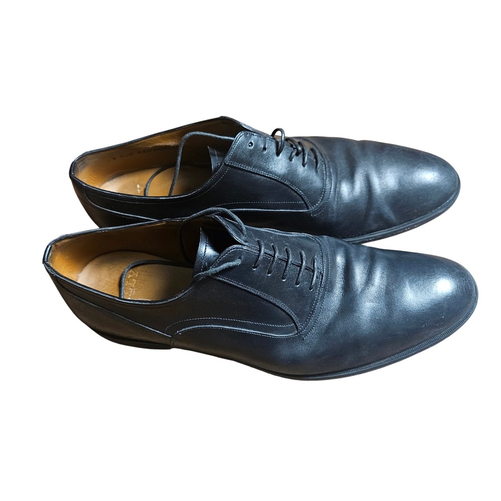 Bally Bromiel Leather Oxford Dress Shoes 10D Capsule Wardrobe Quiet Luxury